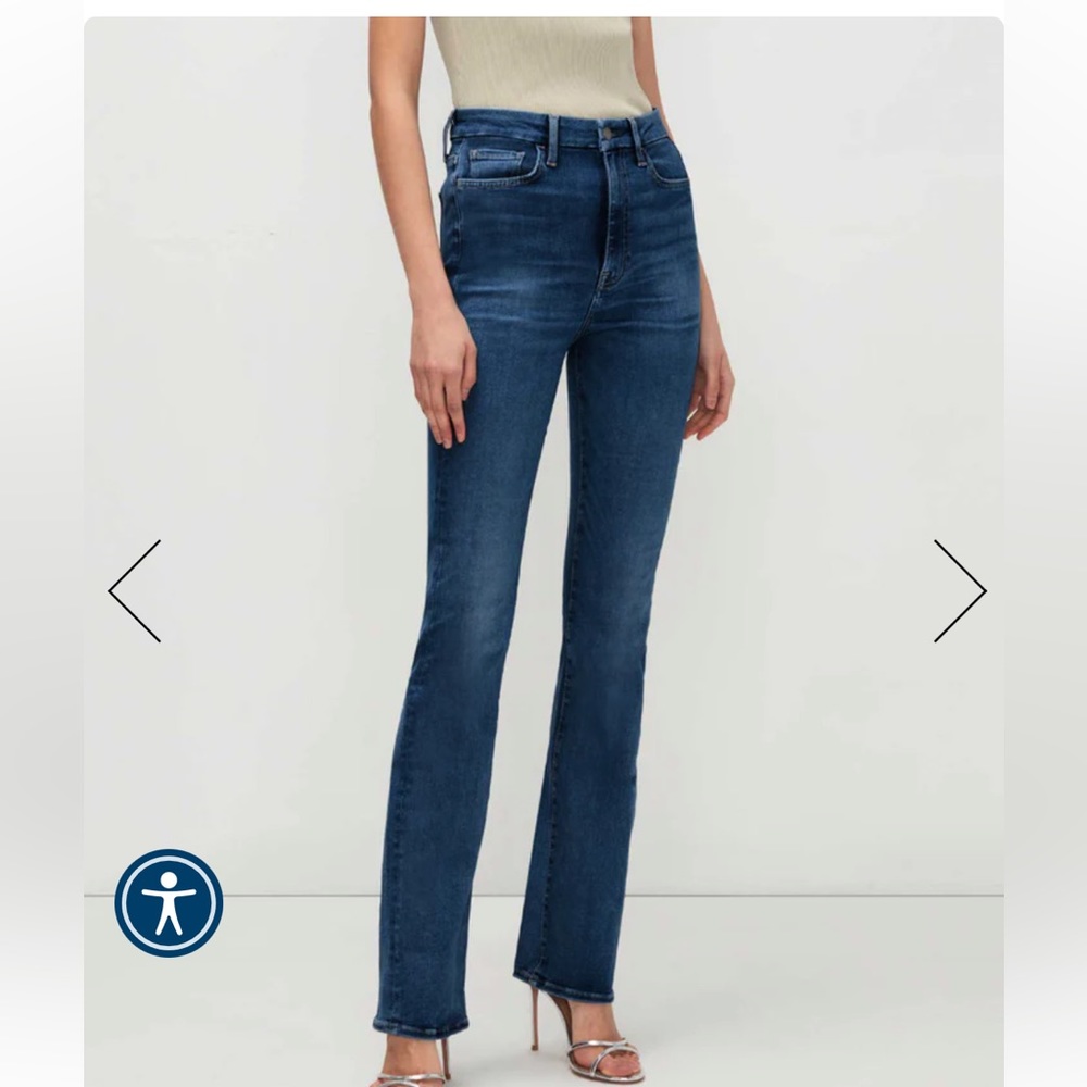 Woman’s size 25  ULTRA HIGH RISE SKINNY BOOT IN SOPHIE BLUE